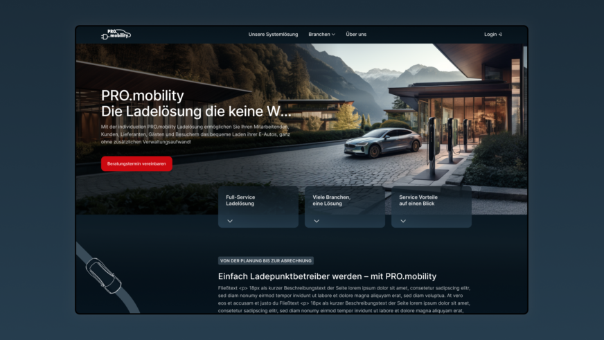 Pro mobility Website